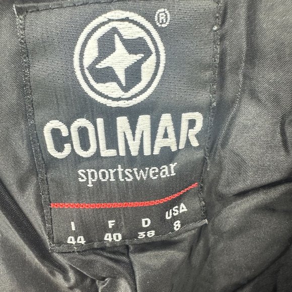 COLMAR Ski Pants Womens Sports Wear Over System Lined Zip Pockets Logo Pink 8 - Picture 11 of 16